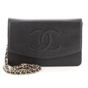 Chanel Wallet on a Chain WOC Black